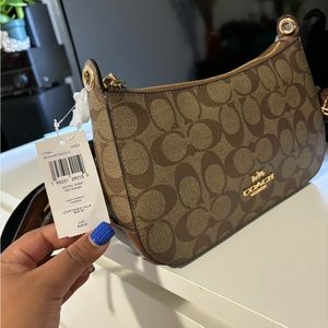 Selling brand new coach bag crossbody gold hardware